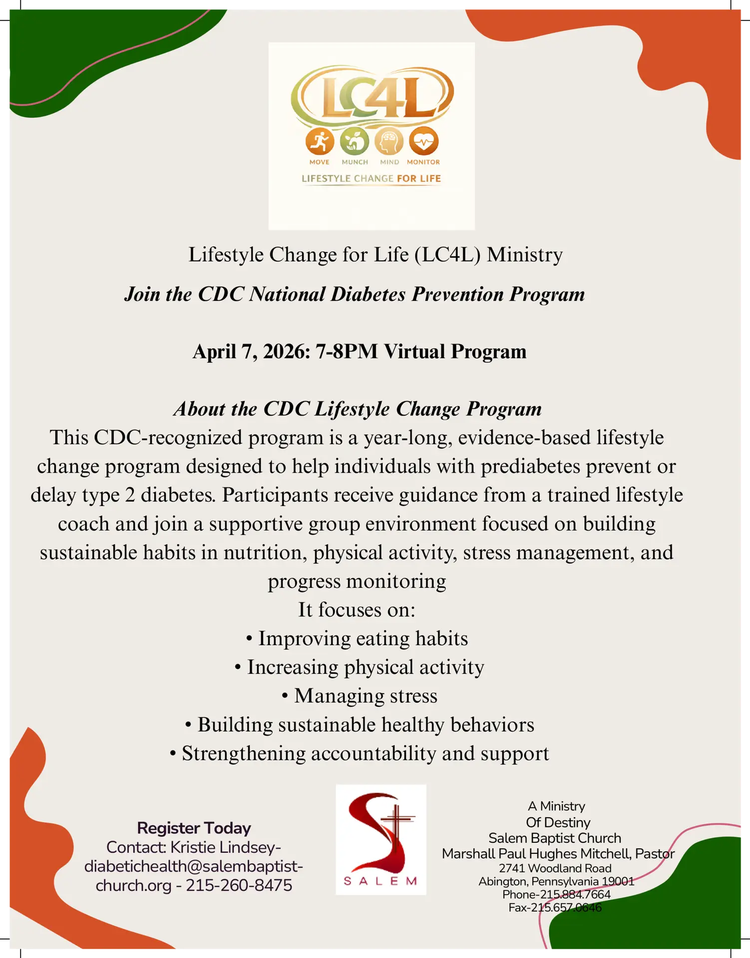 LC4L CDC National Diabetes Prevention Program